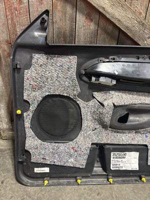 1998 - 2002 2ND GEN DODGE RAM DARK GREY DRIVER DOOR PANEL NICE QUAD CAB