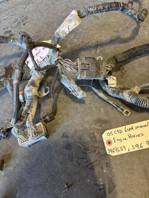 2004 .5 2005 DODGE RAM CUMMINS 6SPD MANUAL FULL ENGINE HARNESS 3969689 3969688