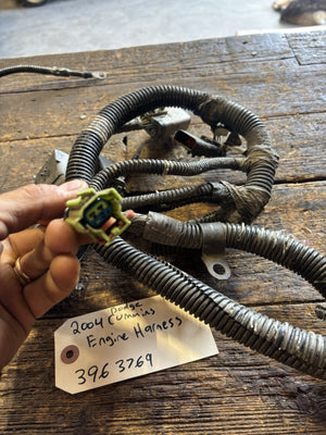 2004 DODGE RAM CUMMINS ENGINE WIRING HARNESS PN 3693769