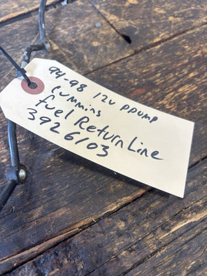 1994 - 1998 DODGE RAM 12V PPUMP CUMMINS FUEL INJECTOR RETURN LINE 3926103