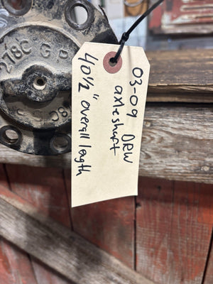 2003 - 2009 DODGE RAM 3500 DUALLY DRW REAR AXLE SHAFT 40.5" OVERALL LENGTH