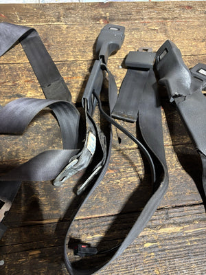 1989 - 1993 DODGE RAM 1ST GEN GREY BENCH SEAT SEATBELT BELT SET
