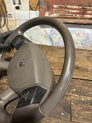 2006 - 2009 DODGE RAM 2500 3500 STEERING WHEEL W VOLUME RADIO CRUISE CONTROLS