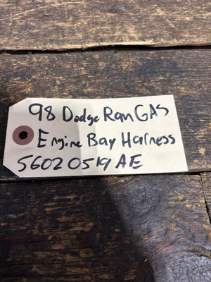 1998 DODGE RAM GAS ENGINE BAY WIRING HARNESS 56020519AE