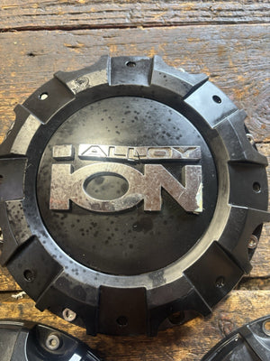 ION ALLOY WHEEL CENTER HUB CAPS X3 C-218-1 LG1212-21 C218-1-DOWN C1019402B