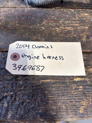 2004 DODGE RAM 5.9L CUMMINS ENGINE WIRING HARNESS 3969687