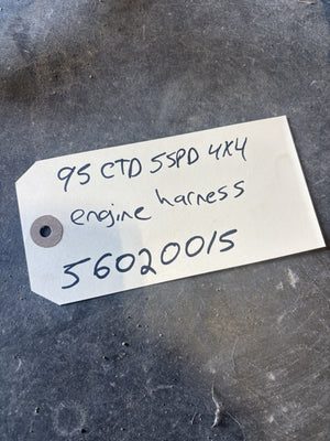1995 DODGE RAM 2500 3500 CUMMINS 5.9 ENGINE MANUAL TRANSMISSION HARNESS 56020015