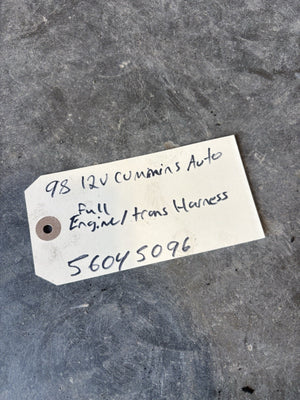 1998 DODGE RAM 12V 5.9L CUMMINS AUTOMATIC ENGINE TRANSMISSION HARNESS 56045096