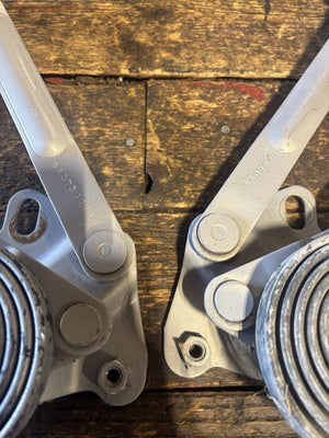 HOOD HINGES 1994-2002 DODGE RAM 1500 2500 3500 TRUCKS 2ND GEN GREY