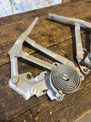 HOOD HINGES 1994-2002 DODGE RAM 1500 2500 3500 TRUCKS 2ND GEN GREY