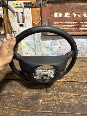 OEM 2ND GEN 1998 - 2002 DODGE RAM 2500 3500 STEERING WHEEL NICE SHAPE