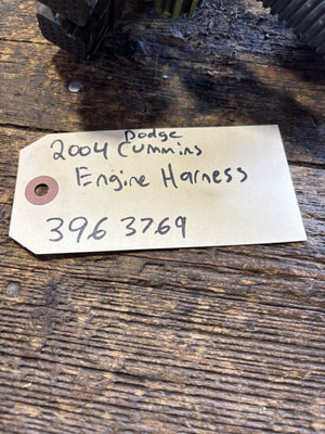 2004 DODGE RAM CUMMINS ENGINE WIRING HARNESS PN 3693769
