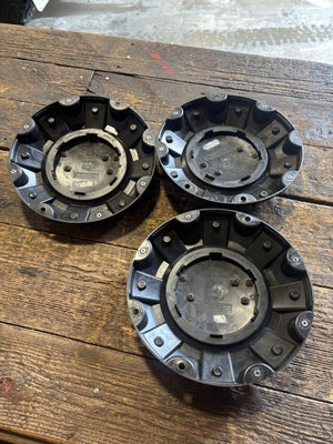 ION ALLOY WHEEL CENTER HUB CAPS X3 C-218-1 LG1212-21 C218-1-DOWN C1019402B