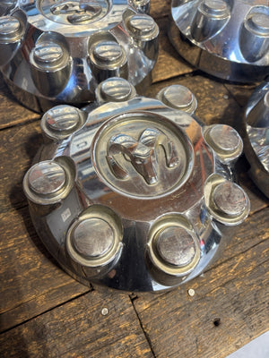OEM 2003 - 2012 Dodge Ram 2500/3500 SET OF CHROME Center HUB Caps 52121450AD