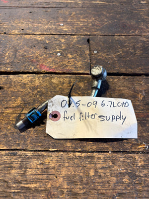 2007 2008 2009 DODGE RAM 2500 3500 6.7L CUMMINS  FUEL FILTER SUPPLY LINE