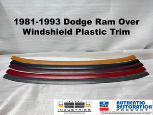 OEM 1ST GEN DODGE RAM Interior Trim – Above Windshield Mopar PN #534 PICK YOUR COLOR
