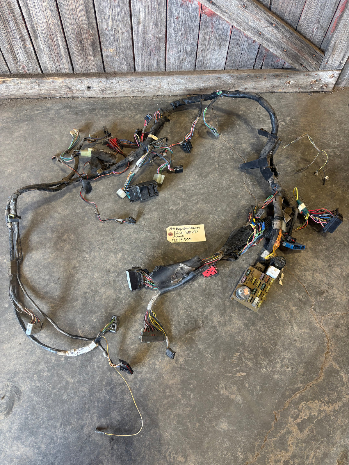 91 Dodge Ram Cummins Auto Power Windows Dash Harness
