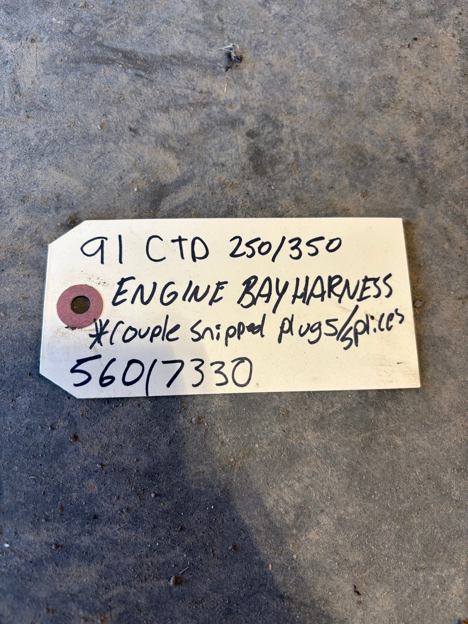 91 Dodge Ram Intercooled Cummins Engine Bay Wiring Harness