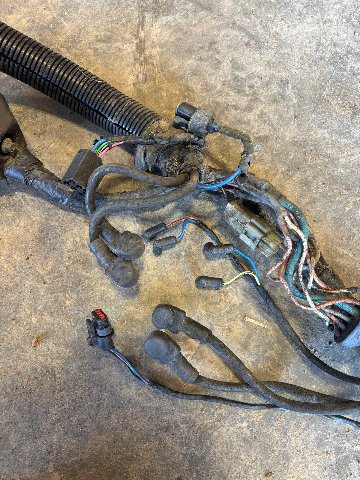 91 Dodge Ram Intercooled Cummins Engine Bay Wiring Harness