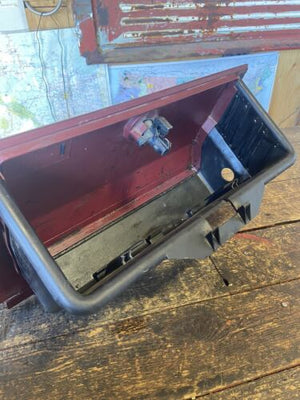 1989 - 1993 DODGE RAM 150 250 350 1ST GEN RED GLOVE BOX GLOVEBOX