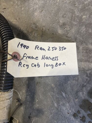 1990 DODGE RAM 250 350 CUMMINS FRAME WIRING HARNESS REGULAR CAB LONG BOX