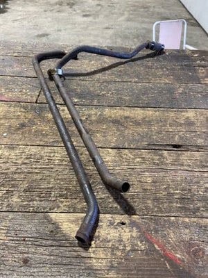 1989-1998 DODGE RAM 5.9L 12V CUMMINS HEATER CORE METAL COOLANT LINES