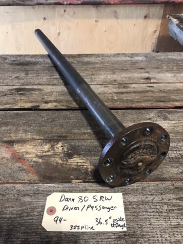 1994-2002 DODGE RAM 2500 DANA 80 SRW REAR AXLE DRIVERS/PASSENGER 35 SPLINE 36.5&quot;
