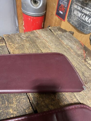 1989 - 1993 DODGE RAM 150 250 350 RED BURGUNDY SUN VISOR SET