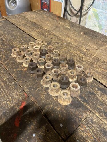 1989 - 1993 1ST GEN DODGE D350 W350 CUMMINS DUALLY OEM SET OF WHEEL LUG NUTS