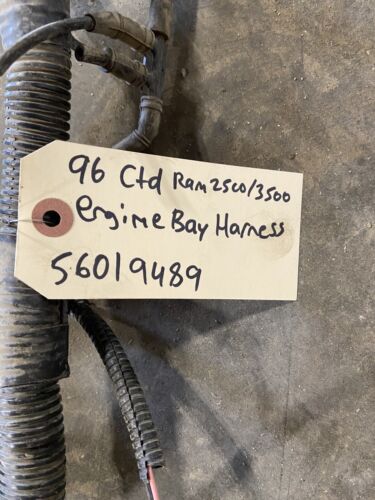 1996 DODGE RAM 2500 3500 CUMMINS ENGINE BAY HARNESS 56019489