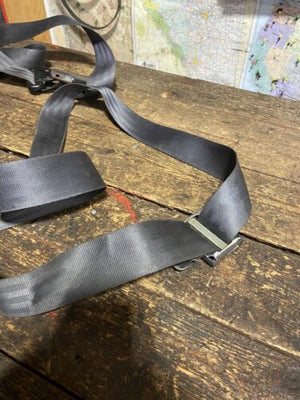 1992 1993 DODGE RAM 250 350 GREY SEATBELT SET FOR CAPTAINS CHAIRS