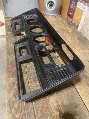 1989 - 1993 DODGE RAM 150 250 350 DASH BEZEL SURROUND BLACK NO VENTS