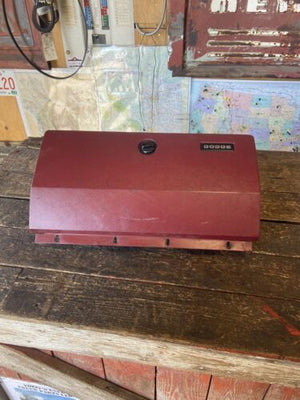 1989 - 1993 DODGE RAM 150 250 350 1ST GEN RED GLOVE BOX GLOVEBOX