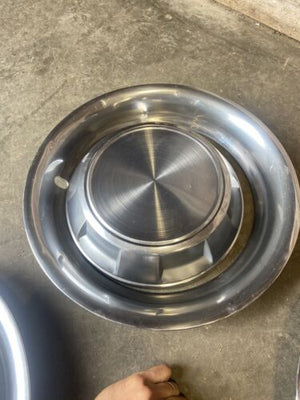 OEM 1989-1993  Hub Cap & Ring Set  1st Gen Dodge Ram 250 Cummins