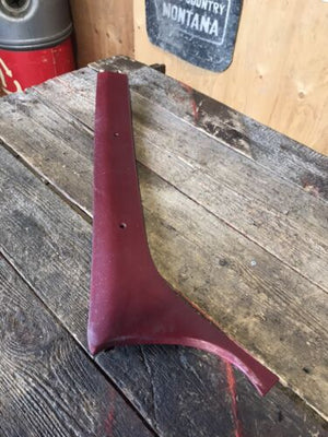 1989-1993 DODGE RAM PASSENGER RIGHT SIDE RED A PILLAR TRIM 4168238