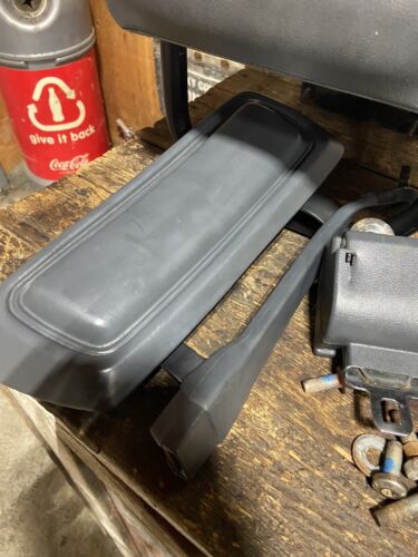 1992 1993 DODGE RAM 250 350 EXTENDED CAB GREY REAR SEATS &amp; REAR SEAT BELT SET