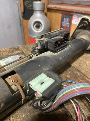 1990 DODGE RAM 250 350 CUMMINS STEERING COLUMN AUTOMATIC TILT CRUISE TWO WHEELDR