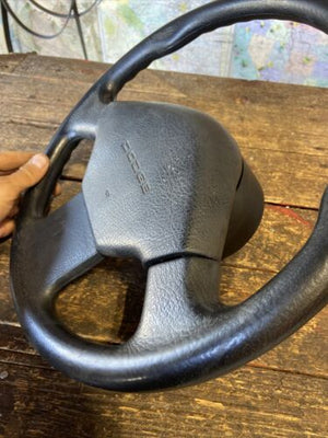 OEM 1992 1993 DODGE RAM 250 350 CUMMINS STEERING WHEEL & HORN PAD