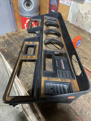 1989-1993 DODGE RAM 250 350 1ST GEN CUMMINS WOODGRAIN DASH BEZEL Message Center