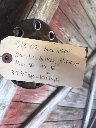 1994-2002 DODGE RAM 3500 DANA 80 DUALLY PICKUP REAR AXLE SHAFT 39 1/2&quot; OVERALL