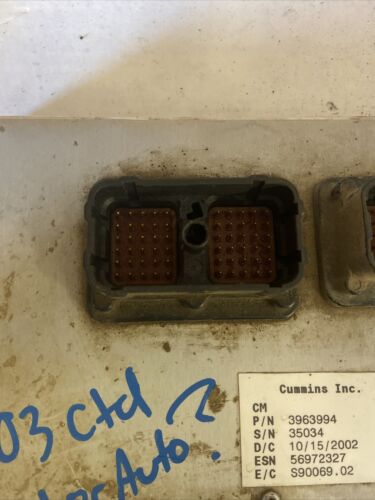 2003 DODGE RAM 2500 3500 CUMMINS MANUAL TRANS ECM ENGINE CONTROL MODULE 3963994
