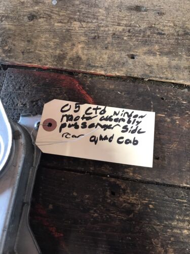 2003-2009 DODGE RAM 1500 2500 3500 PASSENGER REAR WINDOW MOTOR ASSEMBLY &amp; GUTS