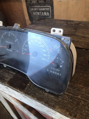 2000 DODGE RAM 2500 3500 24V CUMMINS INSTRUMENT GAUGE CLUSTER 370KMS 56045685AB