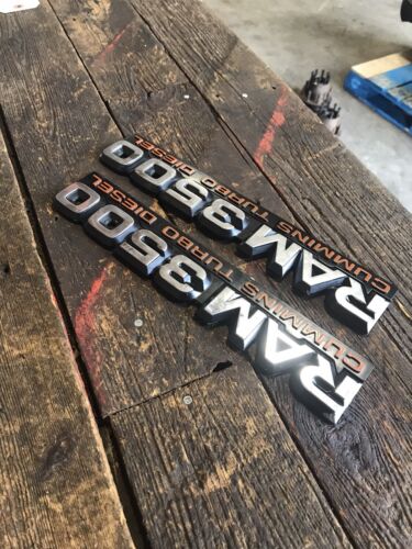 1994-1998 DODGE RAM 3500 5.9L 12V CUMMINS DOOR EMBLEMS DECALS