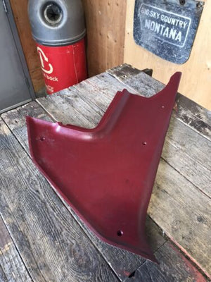 1989-1993 DODGE RAM RED PASSENGER RIGHT SIDE KICK COWL PANEL 82897