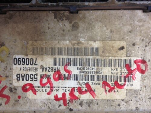Powertrain Control Module PCM for Dodge Ram 1500/2500 V8 Gas