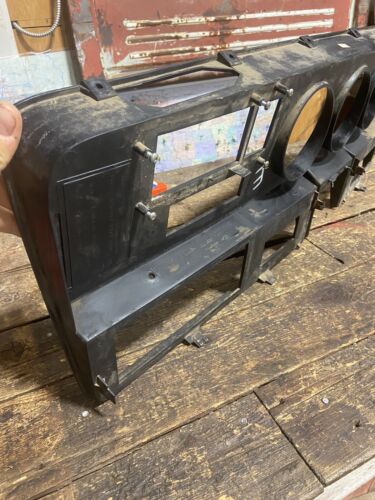 1989 - 1993 DODGE RAM 150 250 350 DASH BEZEL SURROUND BLACK NO VENTS