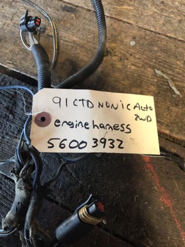 1991 DODGE RAM 250 350 12V CUMMINS NON IC AUTOMATIC 2WD ENGINE HARNESS 56003932