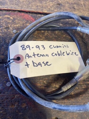 1989 - 1993 DODGE RAM 1ST GEN 150 250 350 ANTENNA RADIO CABLE &amp; BASE