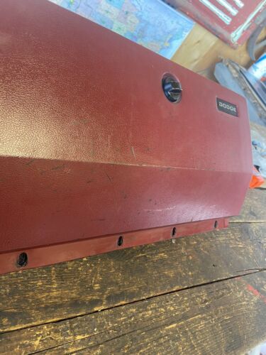 1989 - 1993 DODGE RAM 150 250 350 1ST GEN RED GLOVE BOX GLOVEBOX